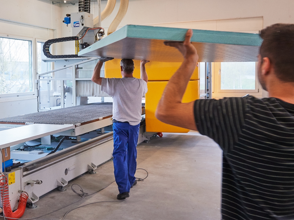 Produktion von DW Lüftungskanälen